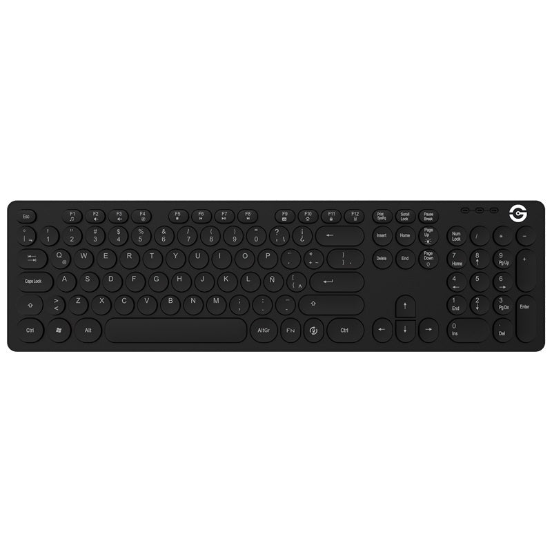 Teclado GETTTECH GTI-28201G IGNITE BACKLIGHT USB Gris 105 Teclas - Teclado GETTTECH GTI-28201G IGNITE BACKLIGHT USB Gris 105 Teclas -